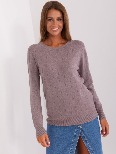 Sweter AT-SW-232901.25X jasny fioletowy
