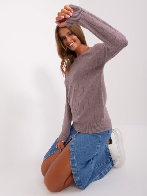 Sweter AT-SW-232901.25X jasny fioletowy