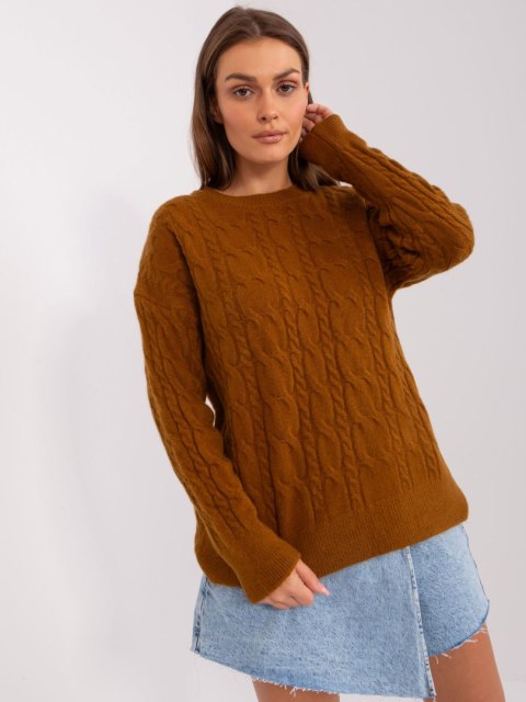 Sweter AT-SW-2335-1.68P jasny brązowy