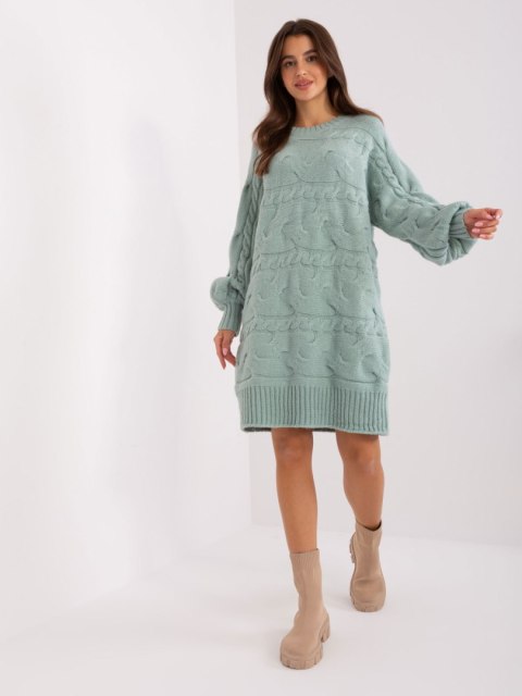 Sweter AT-SW-2367.76P mietowy