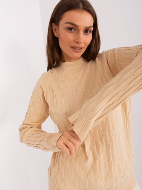 Sweter AT-SW-2326.37X beżowy