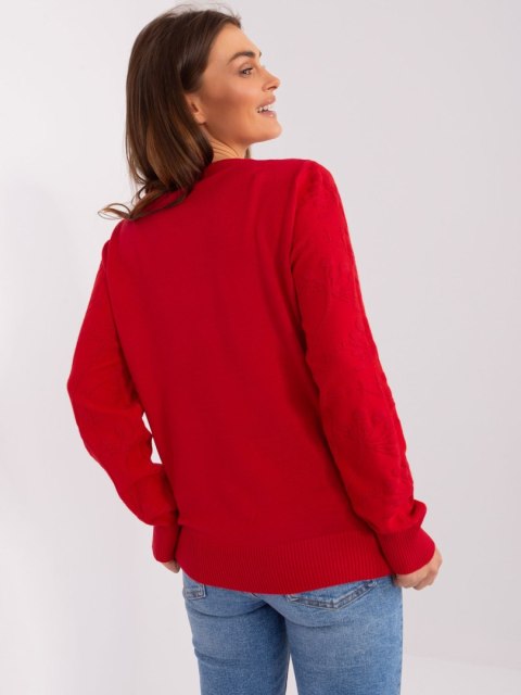 Sweter AT-SW-2231.99P czerwony