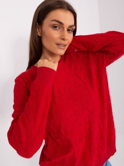 Sweter AT-SW-2231.99P czerwony