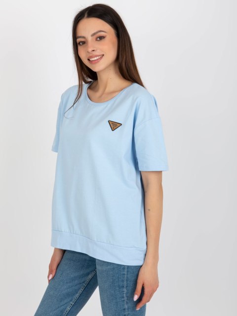 Bluzka RV-BZ-8826.22 jasny niebieski L/XL