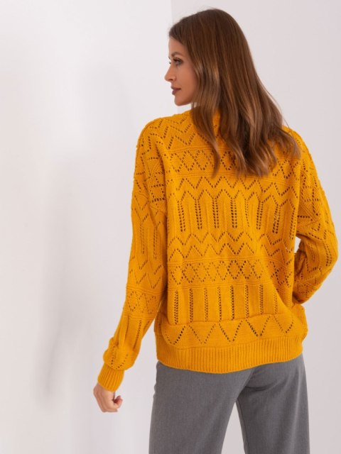 Sweter BA-SW-8022-1.80P ciemny żółty