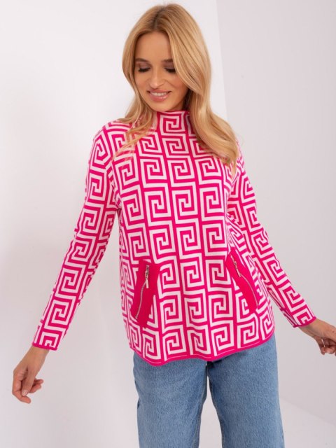 Sweter AT-SW-2341.00P fuksjowy