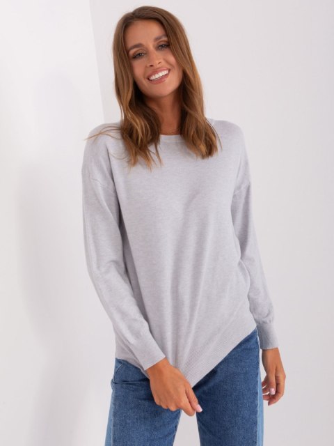 Sweter AT-SW-2325.95P jasny szary