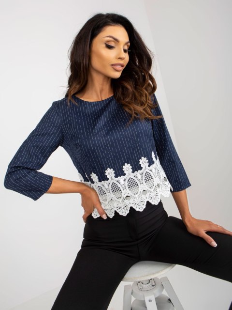 Bluzka LK-BZ-506428.90 granatowy 40