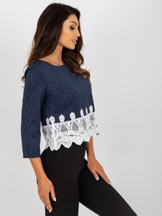 Bluzka LK-BZ-506428.90 granatowy 42
