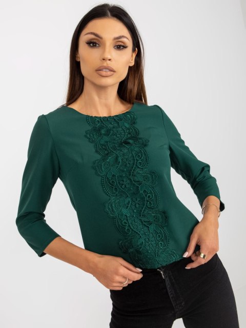 Bluzka LK-BZ-506522.07 ciemny zielony 36