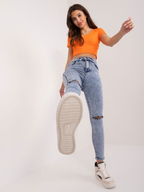 Spodnie jeans NM-SP-H32.12X niebieski XL