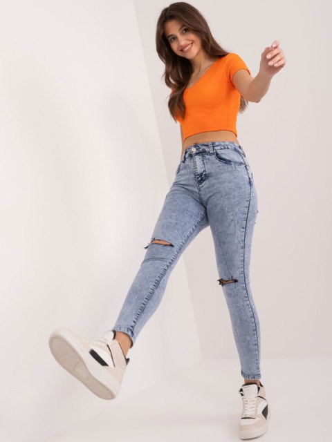 Spodnie jeans NM-SP-H32.12X niebieski XL