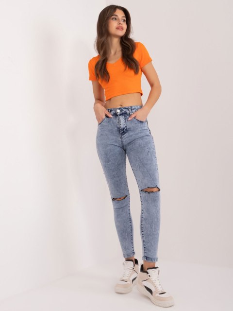 Spodnie jeans NM-SP-H32.12X niebieski S
