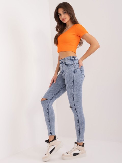 Spodnie jeans NM-SP-H32.12X niebieski XS