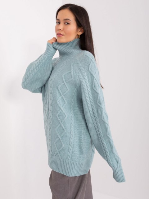 Sweter AT-SW-2355-2.30X ciemny miętowy
