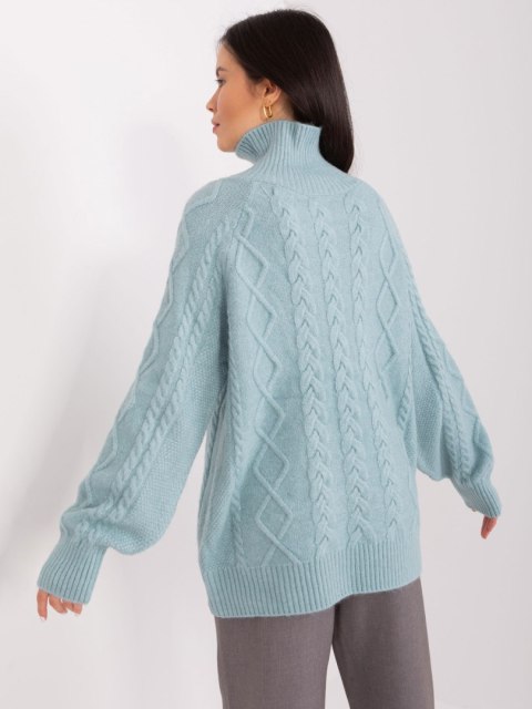 Sweter AT-SW-2355-2.30X ciemny miętowy