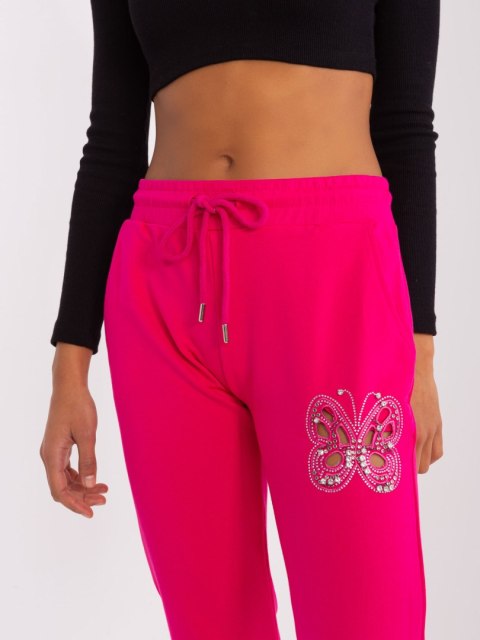 Spodnie dresowe RV-DR-8835.10 fuksjowy L/XL