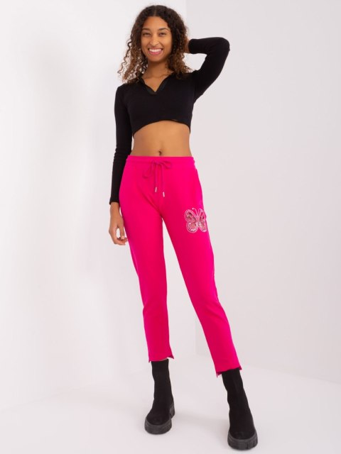 Spodnie dresowe RV-DR-8835.10 fuksjowy L/XL