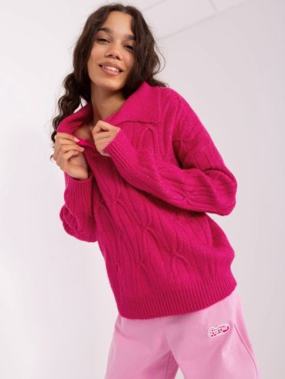 Sweter AT-SW-2349-2.96 fuksjowy