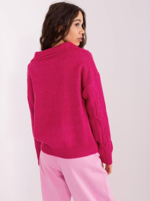Sweter AT-SW-2349-2.96 fuksjowy