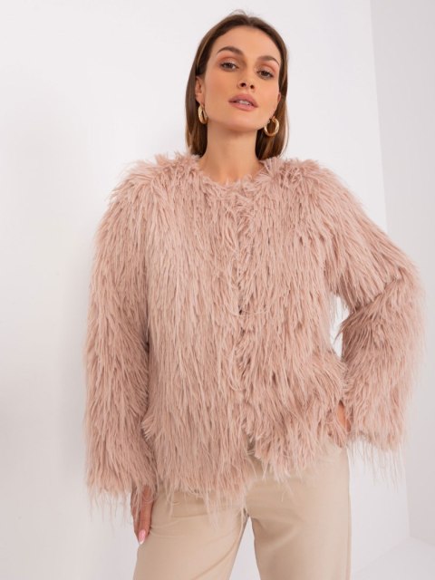 Kurtka AT-KR-2359.96P szaro-różowy L/XL