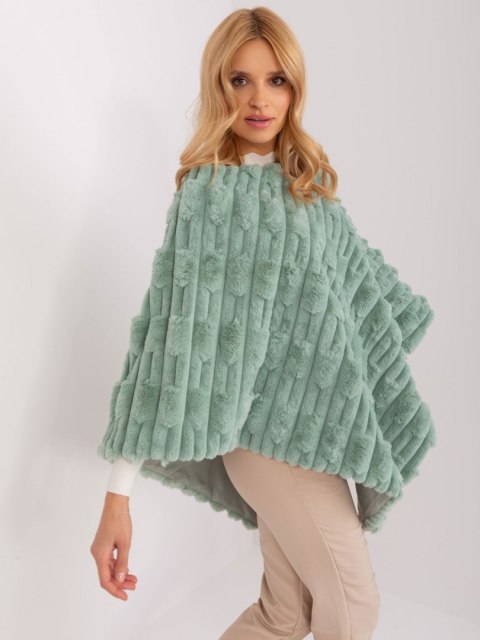 Poncho AT-PN-2347.68 pistacjowy