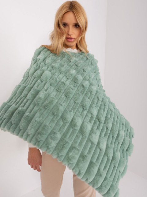 Poncho AT-PN-2347.68 pistacjowy