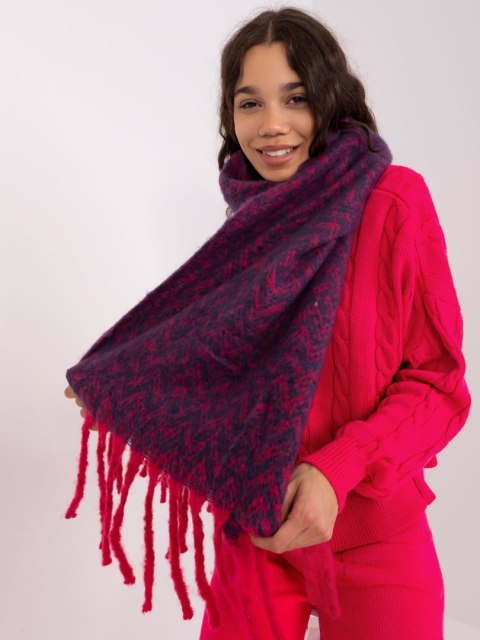 Szalik AT-SZ-23125.75 granatowo-czerwony