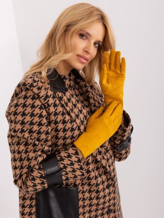 Rękawiczki AT-RK-2370.99 ciemny żółty L/XL
