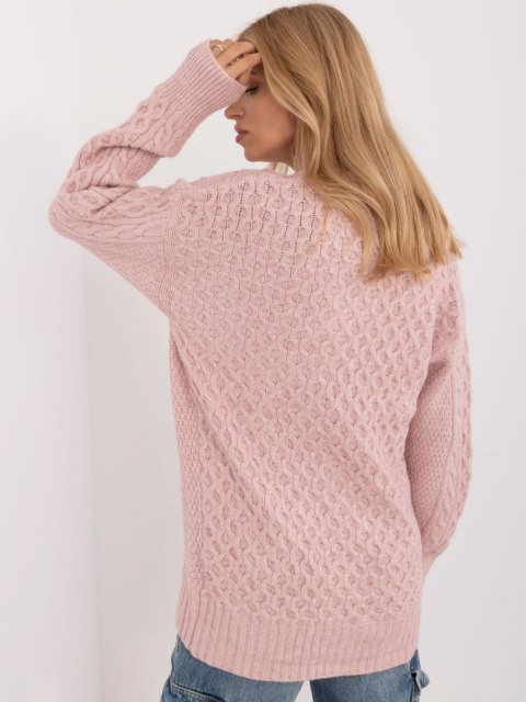 Sweter AT-SW-23525.21 jasny różowy