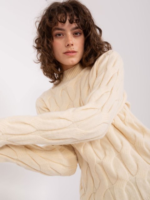 Sweter AT-SW-2235.00P jasny beżowy