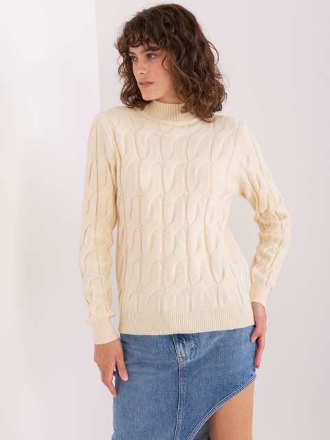 Sweter AT-SW-2235.00P jasny beżowy