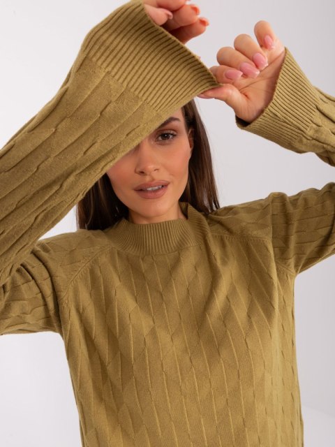 Sweter AT-SW-2326.37X oliwkowy