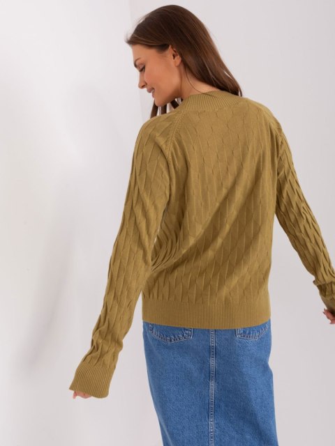 Sweter AT-SW-2326.37X oliwkowy