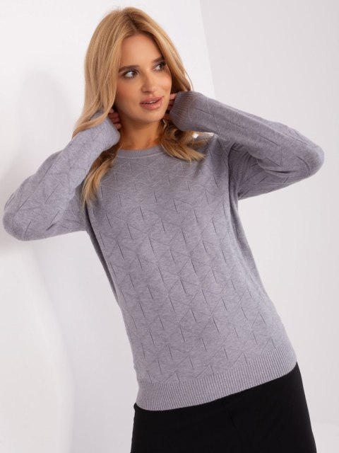 Sweter AT-SW-232901.25X szary