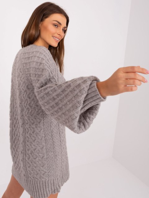 Sweter AT-SW-2367-2.64P szary