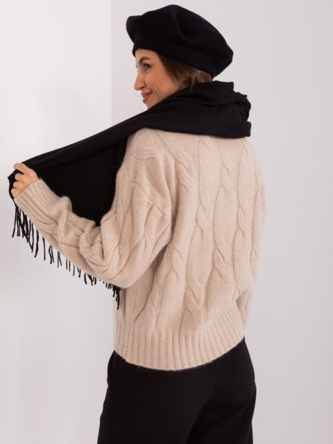 Szalik AT-SZ-23185.90P czarny