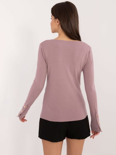Sweter AT-SW-2334.49 fioletowy L/XL