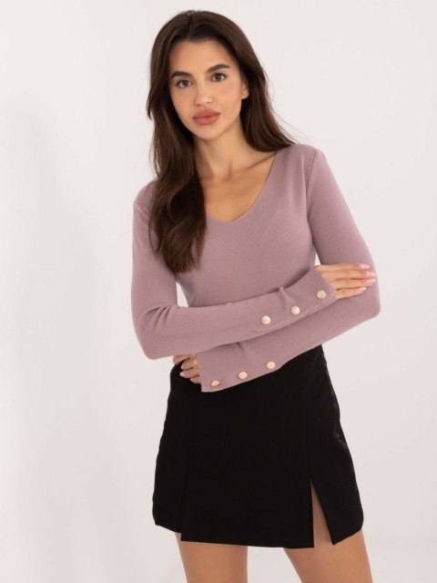 Sweter AT-SW-2334.49 fioletowy L/XL