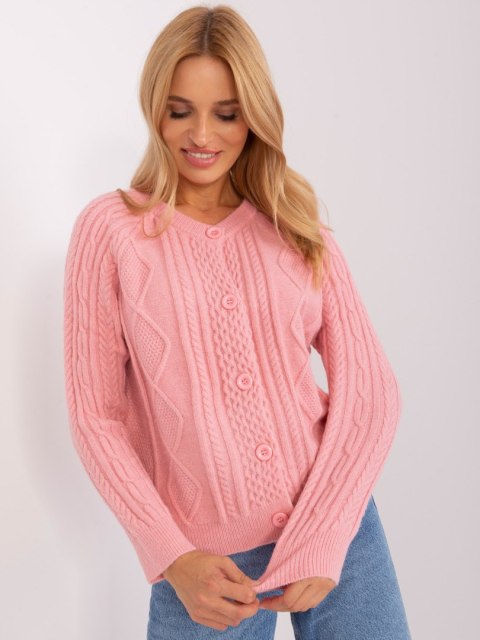 Sweter AT-SW-2346-2.99P jasny różowy
