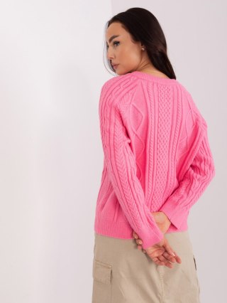 Sweter AT-SW-2346-2.99P różowy