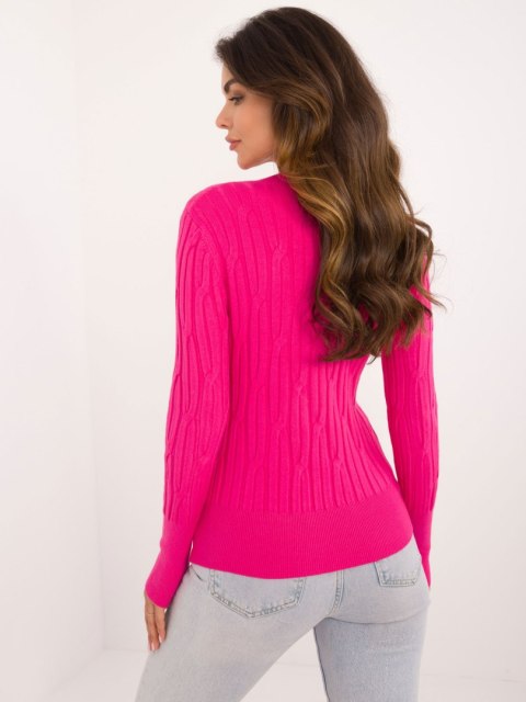 Sweter AT-SW-2338-2.00 fuksjowy
