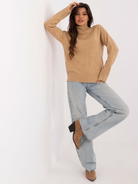 Sweter AT-SW-2342-1.35 camelowy