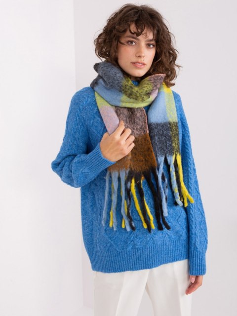 Szalik AT-SZ-2311501.90 czarno-żółty