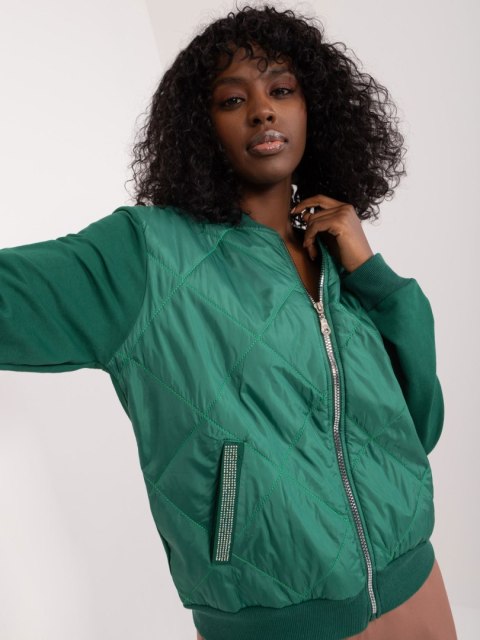 Bluza RV-BL-8223.05 ciemny zielony S/M