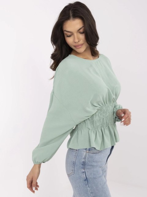 Bluzka D50021F11088A pistacjowy M/L