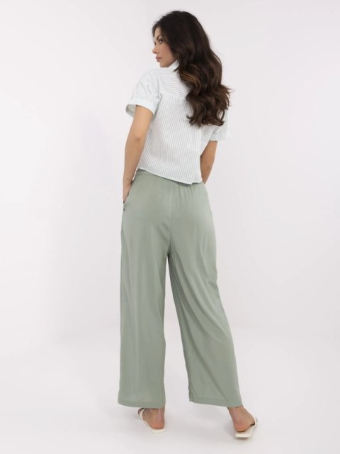 Spodnie D73761M62237B pistacjowy XS