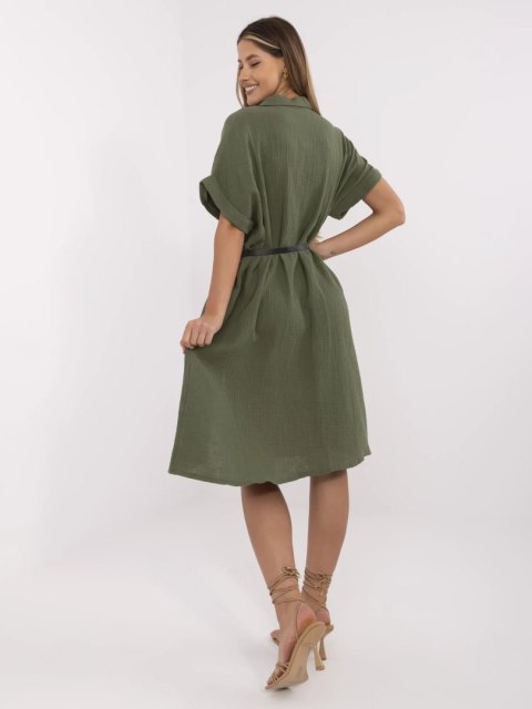 Sukienka MI-SK-A2494.99 khaki