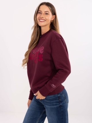 Bluza D10608BC02801A4NO bordowy XXL