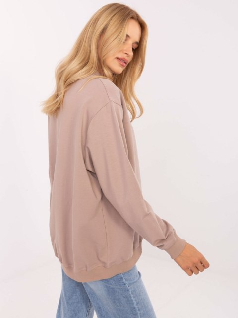 Bluza RV-BL-5185.79P ciemny bezowy S/M